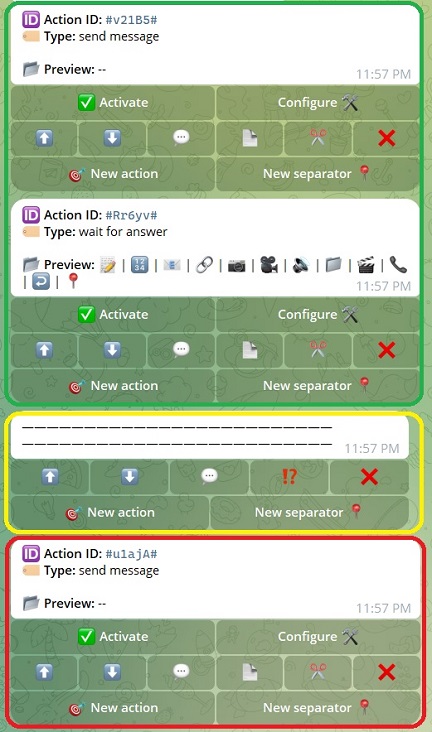 Separators in VisualMaker