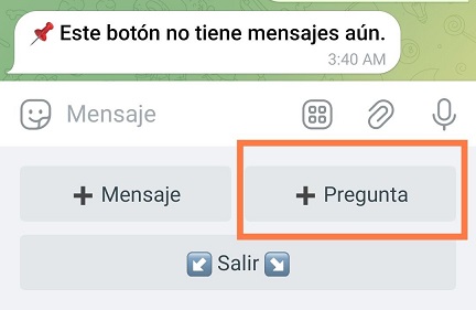 Teclado inline a mensaje de botón o comando en bot de Telegram (VisualMaker)