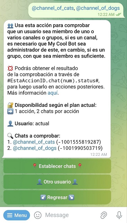 VisualMaker configurar miembro en chat 2